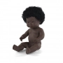 Lalka Miniland chłopczyk Afrykanin z zespołem Downa